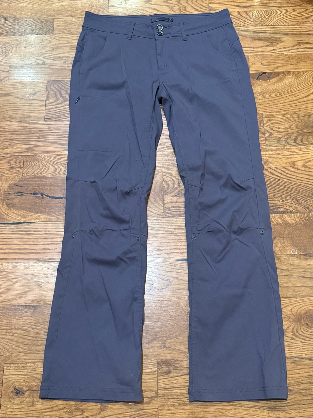 Prana. Halle Bootcut Convertible Pant. Charcoal. Size 10.